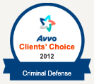 Avvo | Clients' Choice | Criminal Defense | 2012